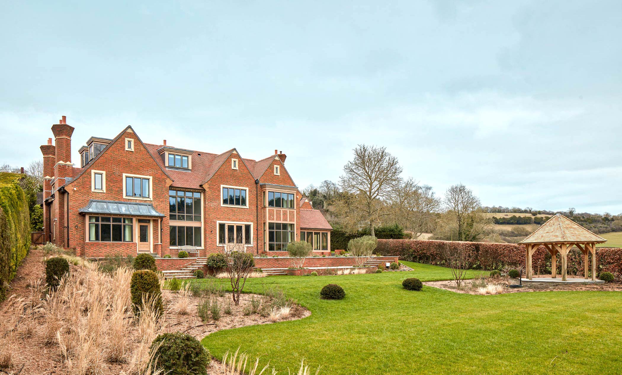 Exerior of house awarded highly commended in the Guildford Design Awards - KM Grant