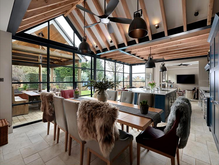 Interior of house awarded highly commended in the Guildford Design Awards - KM Grant