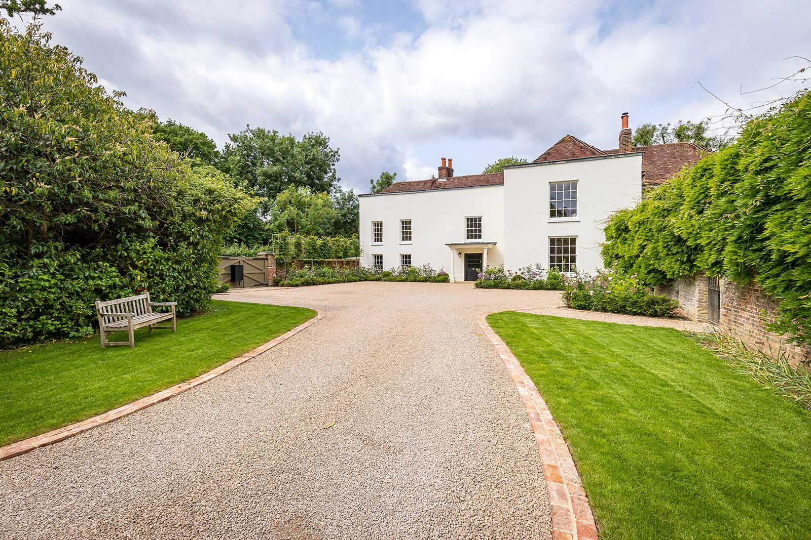 Approach to Grade II Georgian Country House 2025 - KM Grant