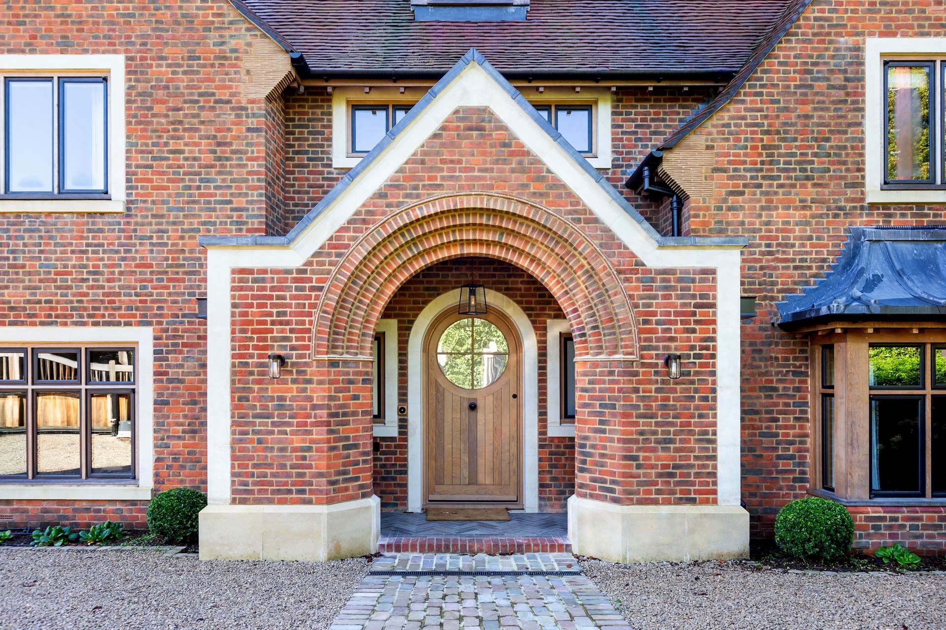 Exterior front view - New build by KM Grant Surrey