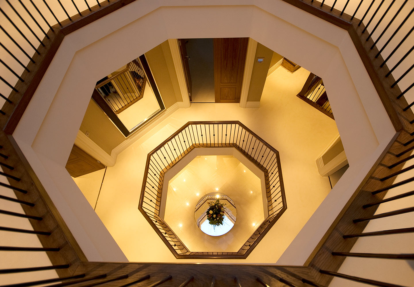 Atrium of neoclassical house. KM Grant