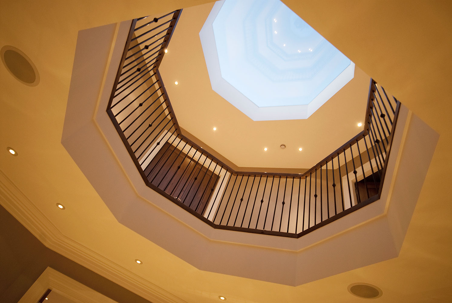 Atrium of neoclassical house. KM Grant