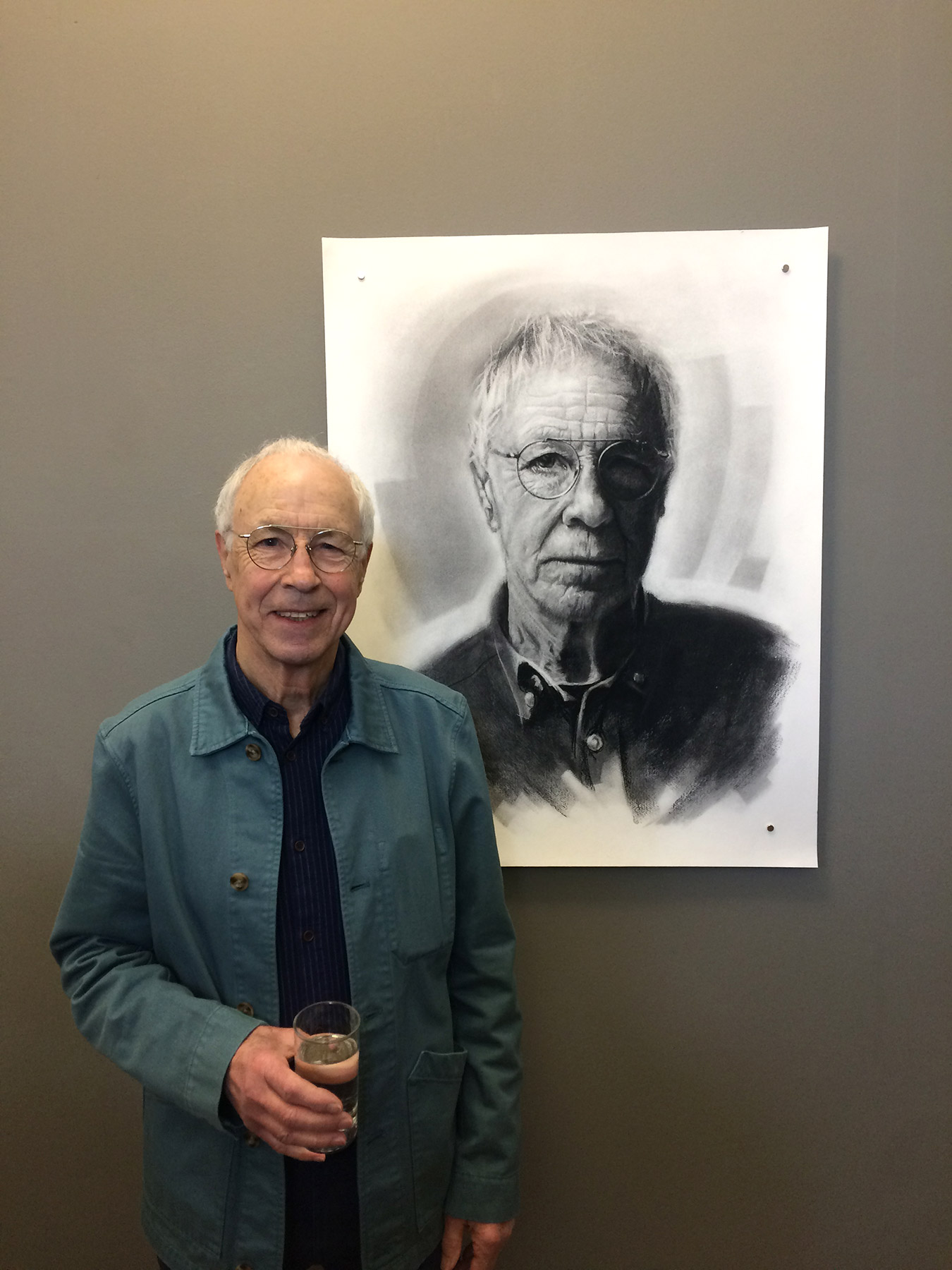 Portrait of journalist Greg Barnes by James Kessell